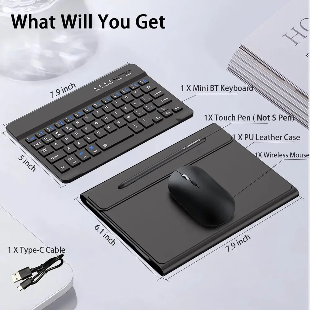 4-in-1 Wireless Keyboard Case for Galaxy Z Fold 8 Ultra/Z Fold8 Wide/7/6/5